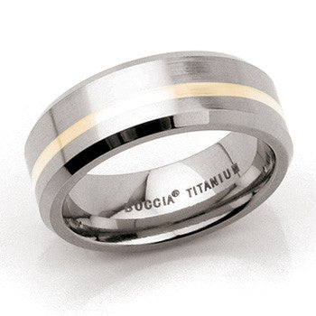 Boccia titanium store ring