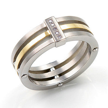 0126 02 Boccia Titanium Ring